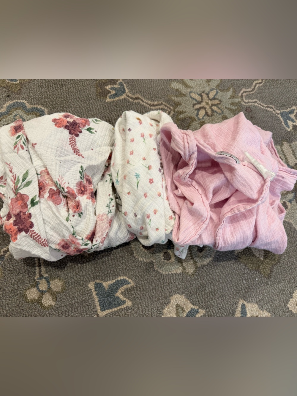 Bebe au Lait Floral & Pink Muslin Diaper Covers